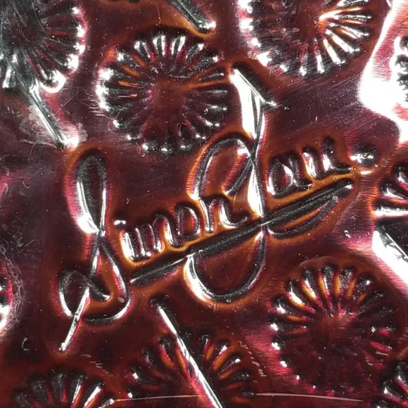 Embossed Copper Roses Artist Signed Vintage - Picture 3 of 5